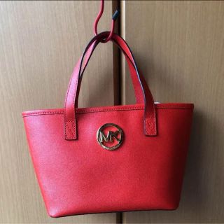 マイケルコース(Michael Kors)のマイケルコース★ハンドバッグ★レッド(ハンドバッグ)