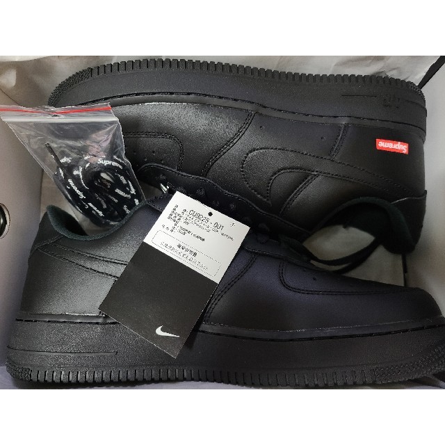 Supreme(シュプリーム)のSupreme Nike Air Force 1 Low Black 27.5 メンズの靴/シューズ(スニーカー)の商品写真