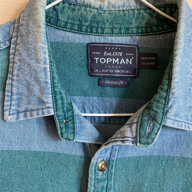 TOPMAN(トップマン)のTOPMAN 半袖シャツ L メンズのトップス(シャツ)の商品写真