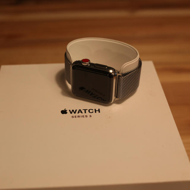 Apple Watch(アップルウォッチ)のApple Watch Series3 38mm ステンレススチール メンズの時計(腕時計(デジタル))の商品写真
