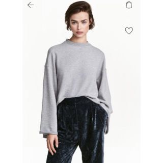 エイチアンドエム(H&M)のワイドスリーブスウェット　トップス(トレーナー/スウェット)