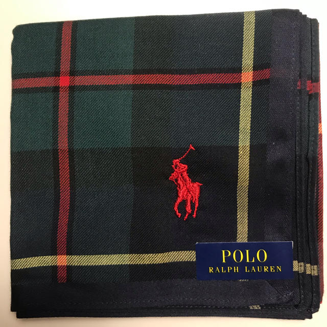 POLO RALPH LAUREN(ポロラルフローレン)のメンズ　ハンカチ　POLO RALPHLAUREN メンズのファッション小物(ハンカチ/ポケットチーフ)の商品写真