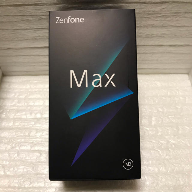 新品未開封品　zenfone max m2 ミッドナイトブラック2CA6W-CDMA