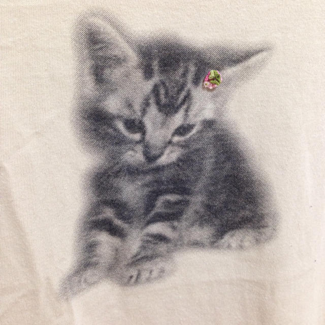 バレリーナピンク 猫Tシャツ レディースのトップス(Tシャツ(半袖/袖なし))の商品写真