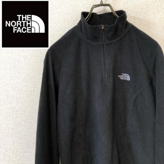 ザノースフェイス(THE NORTH FACE)のTHE NORTH FACE ノースフェイス フリース ハーフジップ  ブラック(トレーナー/スウェット)