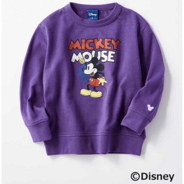 Disney(ディズニー)のミッキー　トレーナー  スウェット　ディズニー キッズ/ベビー/マタニティのキッズ服男の子用(90cm~)(Tシャツ/カットソー)の商品写真