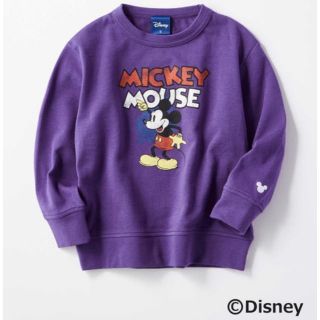 ディズニー(Disney)のミッキー　トレーナー  スウェット　ディズニー(Tシャツ/カットソー)