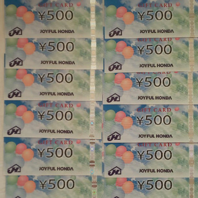 ジョイフル本田　株主優待　6000円分 チケットの優待券/割引券(ショッピング)の商品写真