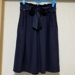 エポカ(EPOCA)のEPOCA  上品なリボンベルト付きフレアースカート(ひざ丈スカート)