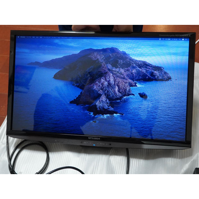 三菱電機(ミツビシデンキ)の三菱 IPS液晶 フルＨＤ RDT232WX-S Diamondcrysta スマホ/家電/カメラのPC/タブレット(PC周辺機器)の商品写真