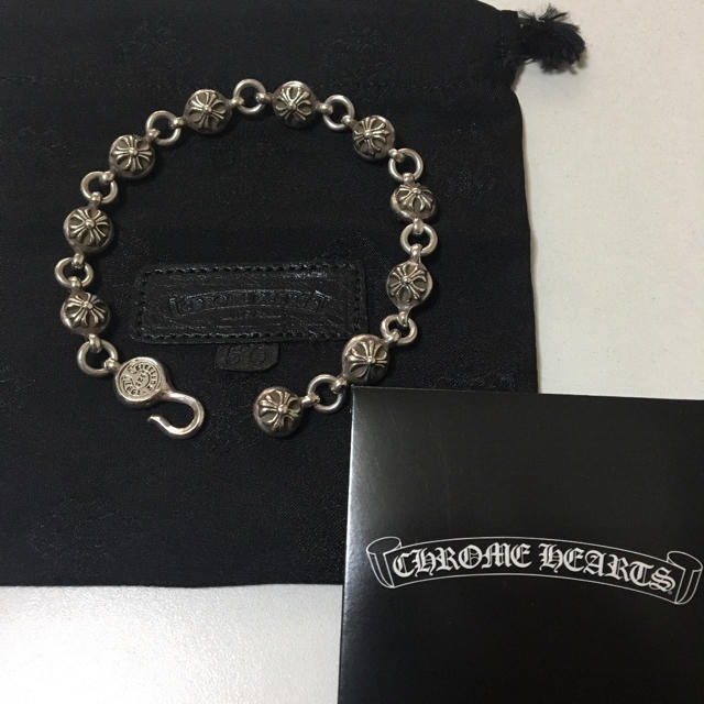 Chrome Hearts(クロムハーツ)のクロムハーツ　クロスボールNo2  メンズのアクセサリー(ブレスレット)の商品写真