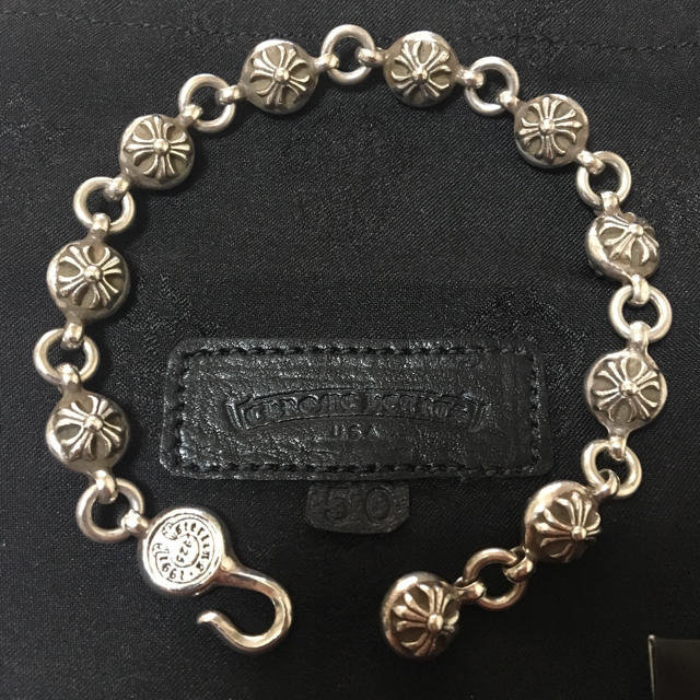 Chrome Hearts(クロムハーツ)のクロムハーツ　クロスボールNo2  メンズのアクセサリー(ブレスレット)の商品写真