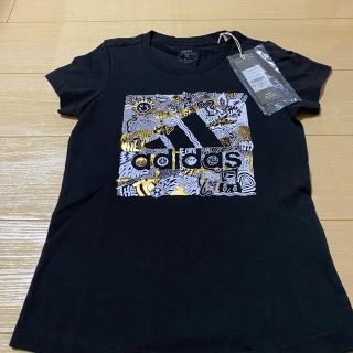 アディダス(adidas)のアディダス　150 Tシャツ　ブラック(Tシャツ/カットソー)