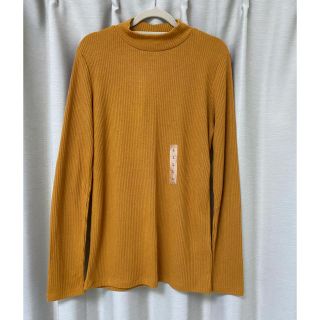 ユニクロ(UNIQLO)の新品タグ付き! UNIQLOリブハイネックTシャツ(Tシャツ(長袖/七分))