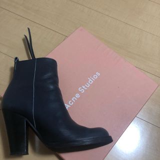 アクネ(ACNE)のacne studios colt shiny pistol blue41(ブーツ)