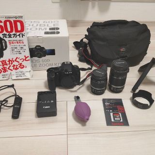 キヤノン(Canon)の大宇宙さん専用【美品】EOS60D ダブルズームキット (デジタル一眼)