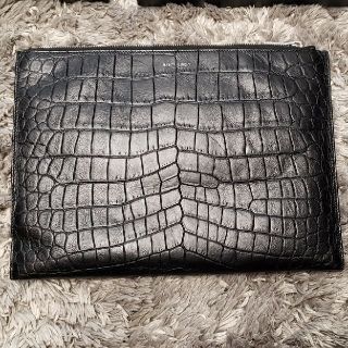 サンローラン(Saint Laurent)のhaha様専用　サンローラン クロコ型押しレザー クラッチバック(セカンドバッグ/クラッチバッグ)