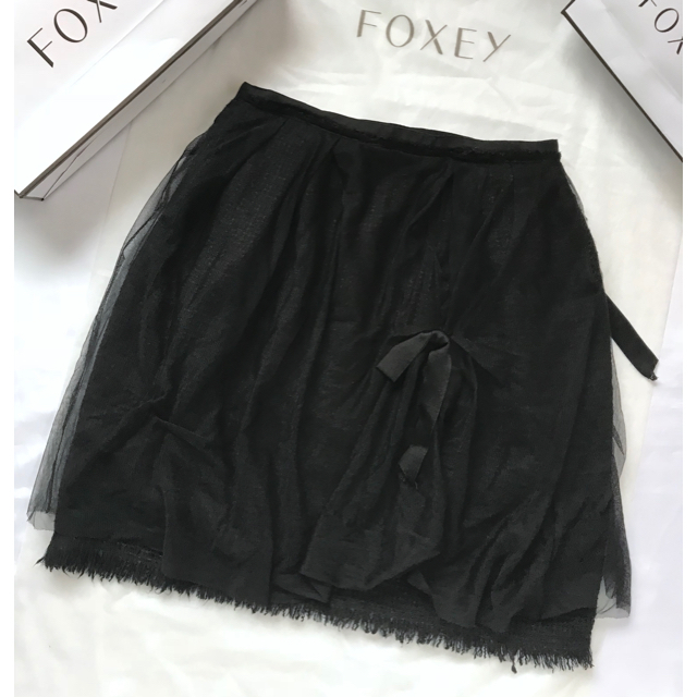 FOXEY(フォクシー)のFOXEY✨チュールベールスカート40 レディースのスカート(ひざ丈スカート)の商品写真