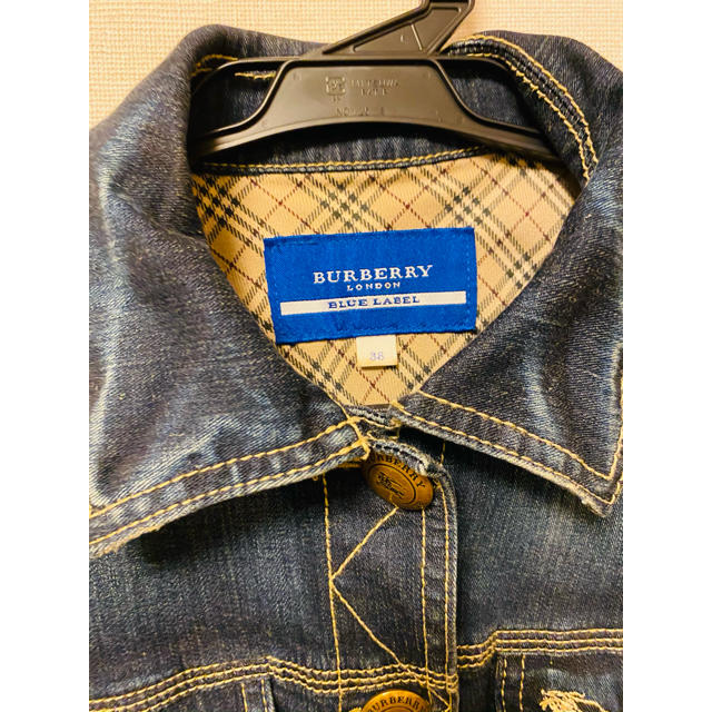 BURBERRY BLUE LABEL(バーバリーブルーレーベル)の【バーバリーブルーレーベル】デニムジャケット レディースのジャケット/アウター(Gジャン/デニムジャケット)の商品写真