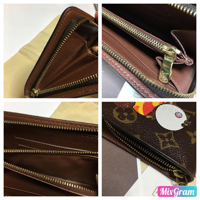 LOUIS VUITTON - 美品 ルイヴィトン パンダ ファスナー長財布 LOUIS VUITTON - 美品 ルイヴィトン パンダ ファスナー長財布