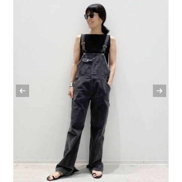 STAMMBAUM/シュタンバウム　Curduroy Overall グレー36