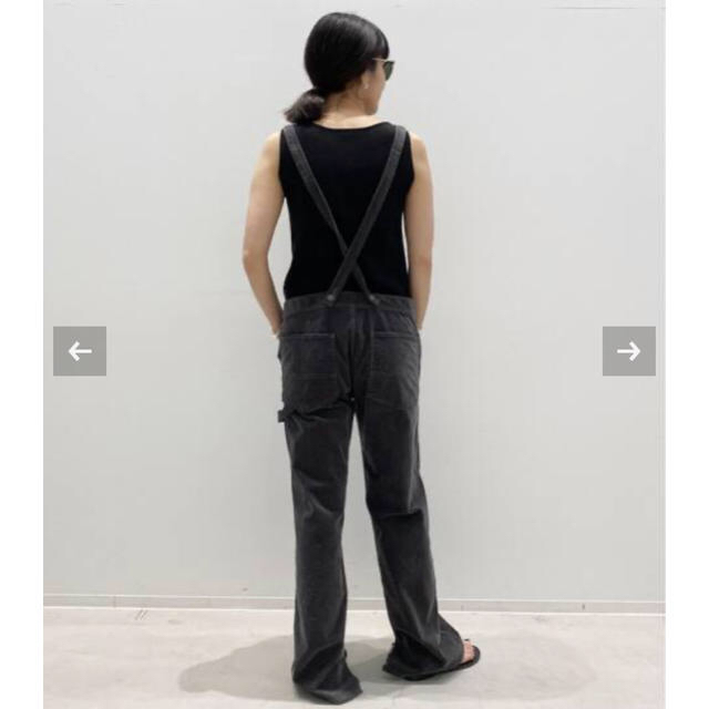 STAMMBAUM/シュタンバウム Curduroy Overall グレー サロペット