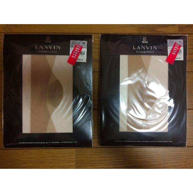 LANVIN COLLECTION(ランバンコレクション)のLANVIN ストッキング(肌色)　2足 レディースのレッグウェア(タイツ/ストッキング)の商品写真