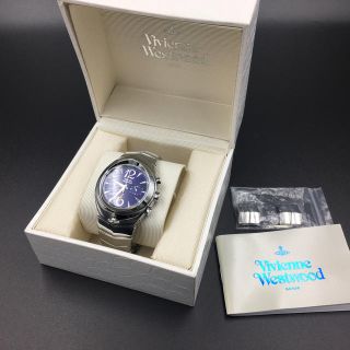 ヴィヴィアンウエストウッド(Vivienne Westwood)のVivienne Westwood アーマークロノグラフ ヴィヴィアン　新品電池(腕時計(アナログ))