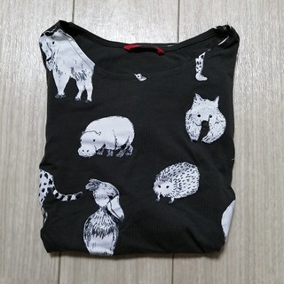 グラニフ(Design Tshirts Store graniph)の【期間限定！9/27まで！】Tシャツ プリント 柄Tシャツ 動物柄(Tシャツ(半袖/袖なし))