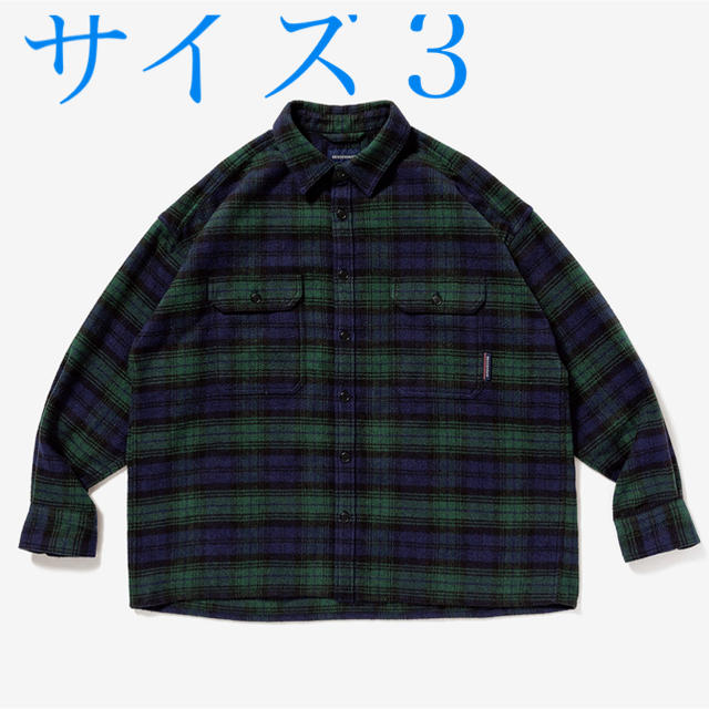 DESCENDANT 20aw VANING CHECK LS SHIRT3カラー