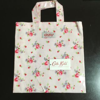 キャスキッドソン(Cath Kidston)のCath Kidston KIds ビニールミニバッグ　ピンク花柄(その他)