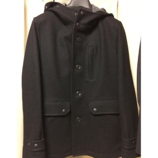 ユナイテッドアローズグリーンレーベルリラクシング(UNITED ARROWS green label relaxing)のメルトン FIELD STAND PK コート GLBMFB(ピーコート)