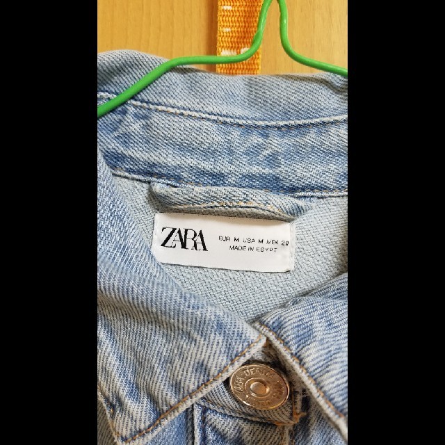 ZARA(ザラ)のZARA　ロングデニムコート レディースのジャケット/アウター(ロングコート)の商品写真
