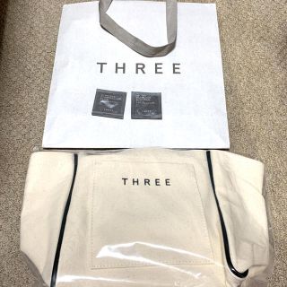 スリー(THREE)のthree オリジナル スワッグ バッグ ノベルティ(トートバッグ)