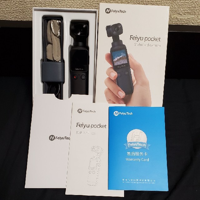 Feiyu pocket 6軸ジンバル付 超小型 4Kカメラ フェイユーポケット