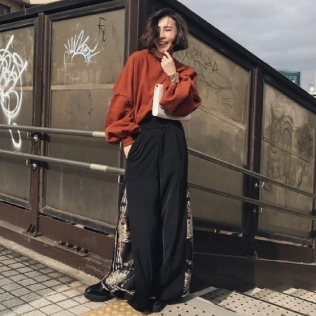 憧れの ameri vintage アメリ パンツ 柄パンツ ボトムス simsdm.itny.ac.id