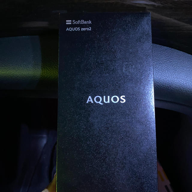 AQUOS(アクオス)のAQUOS zero2 アストロブラック 256 GB SIMフリー スマホ/家電/カメラのスマートフォン/携帯電話(スマートフォン本体)の商品写真