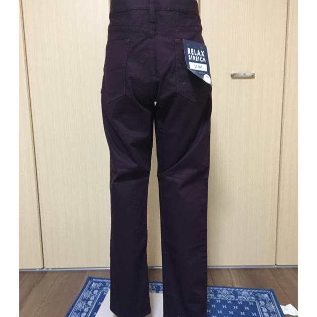 THE SHOP TK(ザショップティーケー)の新品　THE SHOP TK  ポケットストレッチパンツ　ワインレッド メンズのパンツ(ワークパンツ/カーゴパンツ)の商品写真