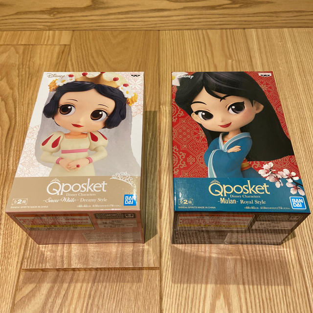 Disney(ディズニー)のディズニーキャラクターズ 白雪姫 ムーラン Qposket フィギュア ハンドメイドのおもちゃ(フィギュア)の商品写真