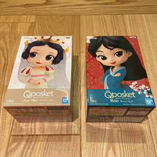 ディズニー(Disney)のディズニーキャラクターズ 白雪姫 ムーラン Qposket フィギュア(フィギュア)