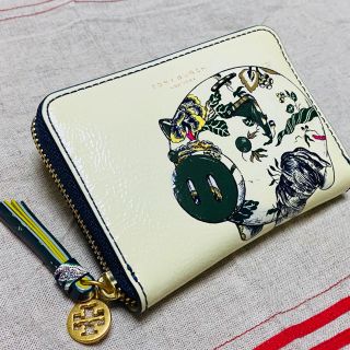 トリーバーチ(Tory Burch)の 【未使用】【送料0】TORY BURCHラウンドジップ型コインケース(財布)