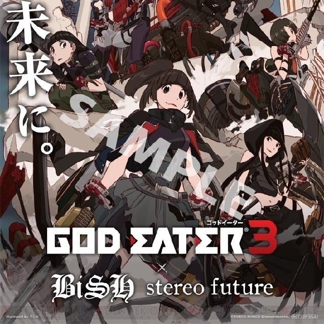 PlayStation4(プレイステーション4)のBiSH GOD EATER 3　コラボ　ポスター　すしお　未使用　非売　PS4 エンタメ/ホビーのタレントグッズ(ミュージシャン)の商品写真