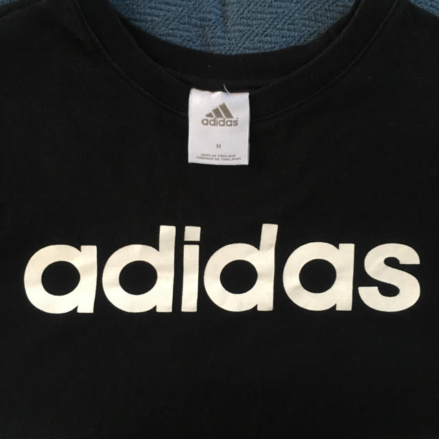 adidas(アディダス)のTシャツ ブラック Mサイズ メンズのトップス(Tシャツ/カットソー(半袖/袖なし))の商品写真
