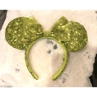 ディズニー(Disney)のミニーちゃんスパンコールカチューシャ(カチューシャ)