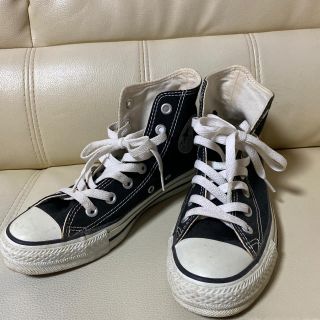 コンバース(CONVERSE)のコンバース　ハイカット　ブラック(スニーカー)