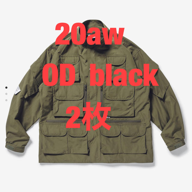 20aw wtaps MODULAR / JACKET OD black 2枚 20aw wtaps MODULAR / JACKET OD black 2枚