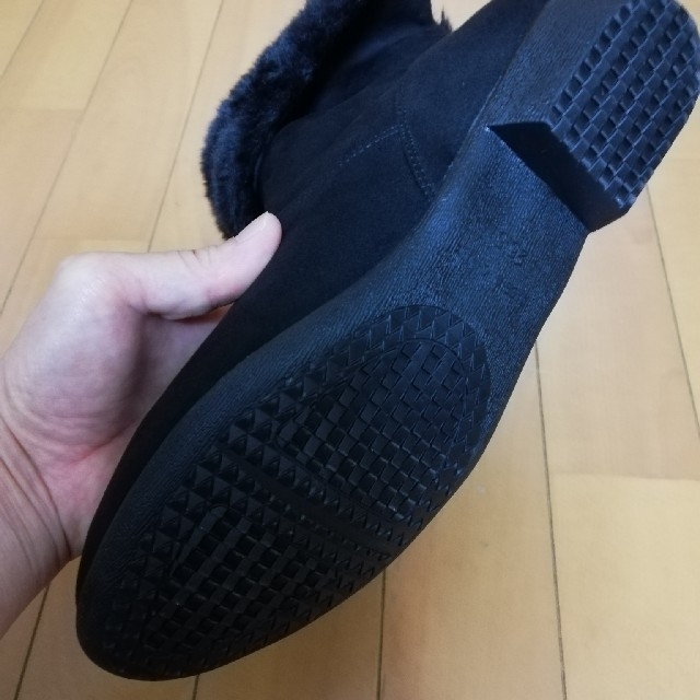ブーツ　黒　25.5㎝ レディースの靴/シューズ(ブーツ)の商品写真