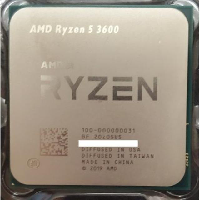 AMD Ryzen 5 3600 BOXスマホ/家電/カメラ