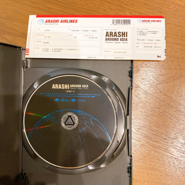 ARASHI AROUND ASIA DVD   アラウンドアジア　嵐DVD エンタメ/ホビーのDVD/ブルーレイ(ミュージック)の商品写真