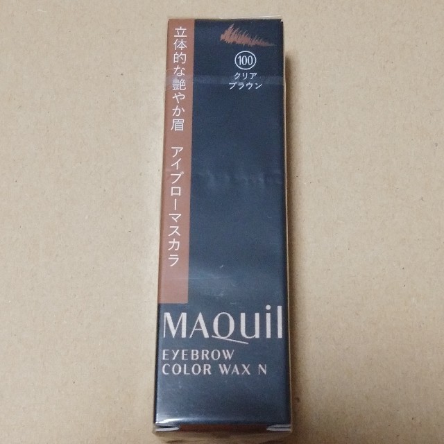 MAQuillAGE(マキアージュ)の☑️MAQuillAGE ｱｲﾌﾞﾛｰｶﾗｰﾜｯｸｽN 100ｸﾘｱﾌﾞﾗｳﾝ コスメ/美容のベースメイク/化粧品(眉マスカラ)の商品写真